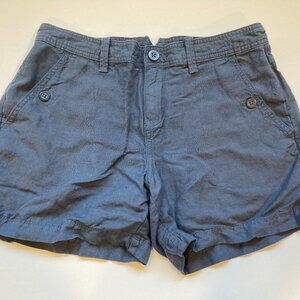 Calvin Klein Jeans Shorts Midnight Oil Linen and Viscose Women's Size 4